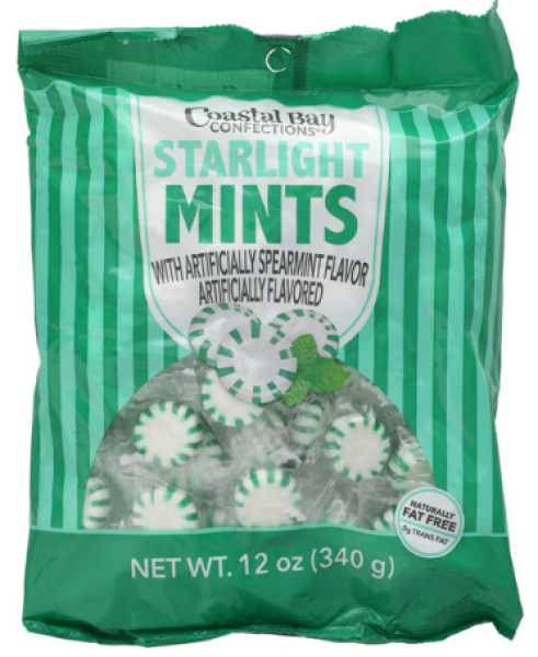 COASTAL BAY 'Starlight Mints' with Artificially Spearmint Flavor 283 gr